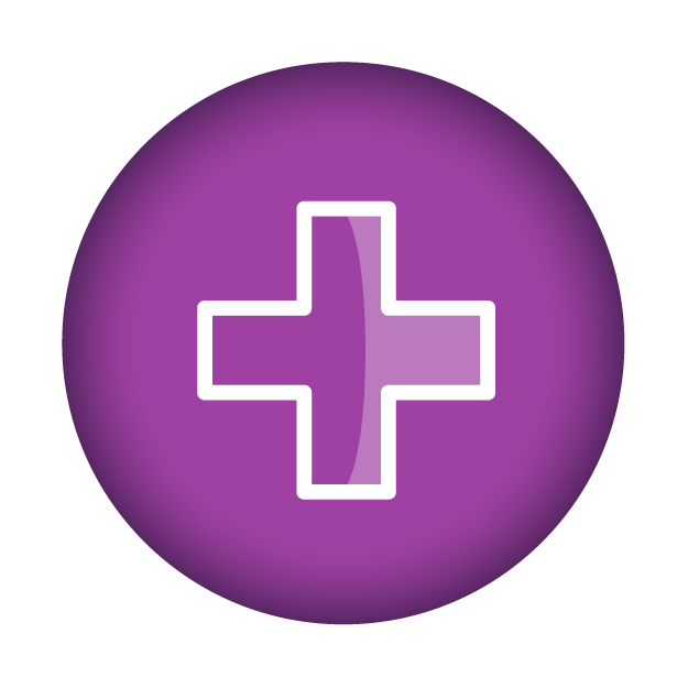 purple spot on icon